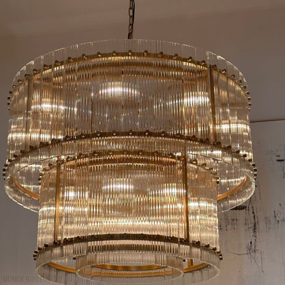San Marco 4-Tier Round Chandelier 60"（customize）-Nobipets
