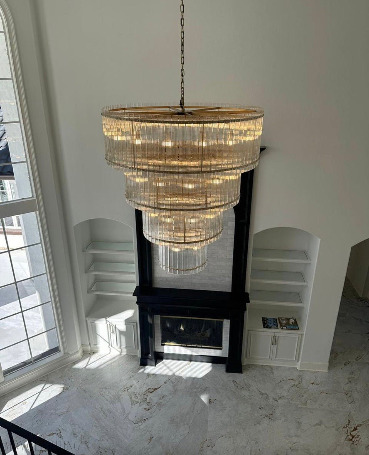San Marco 4-Tier Round Chandelier 60"（customize）-Nobipets
