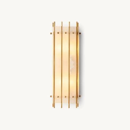 San Marco Alabaster Grand Rectangular Sconce