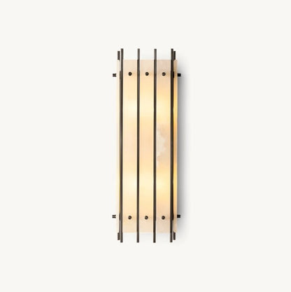 San Marco Alabaster Grand Rectangular Sconce