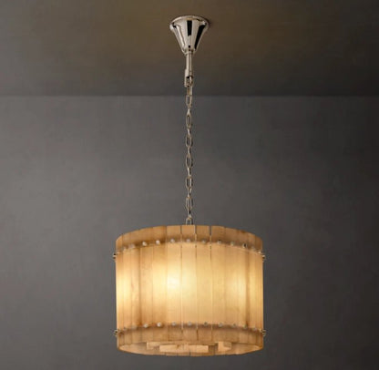 San Marco Alabaster Round Chandelier 22"-Nobipets