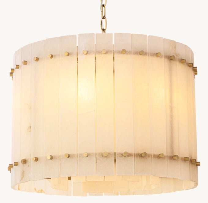 San Marco Alabaster Round Chandelier 22"-Nobipets