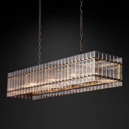 San Marco Rectangle Chandelier 54"-Nobipets