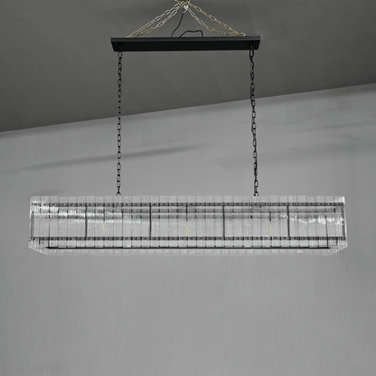 San Marco Rectangle Chandelier 54"-Nobipets