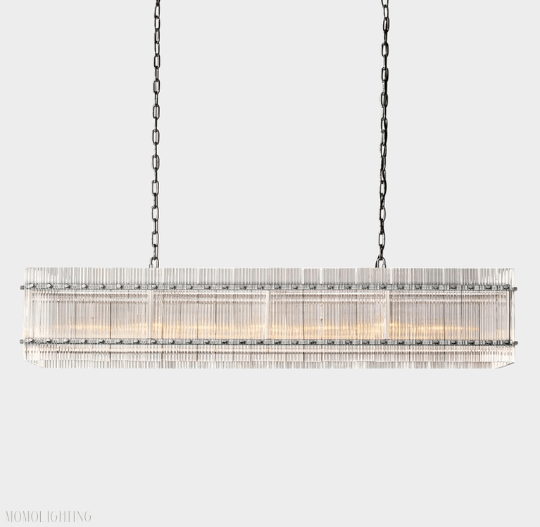 San Marco Rectangle Chandelier 54"-Nobipets