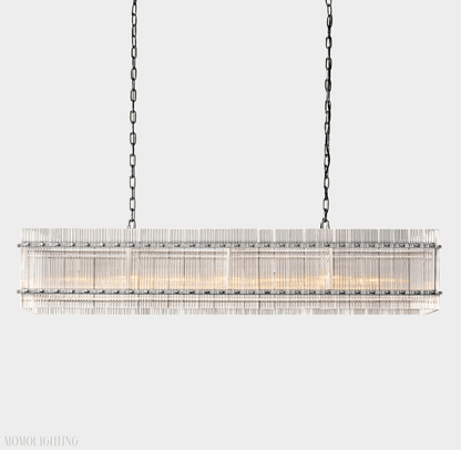 San Marco Rectangle Chandelier 54"-Nobipets