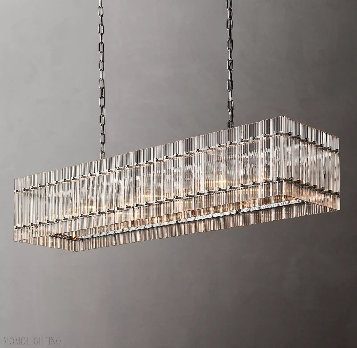 San Marco Rectangle Chandelier 54"-Nobipets
