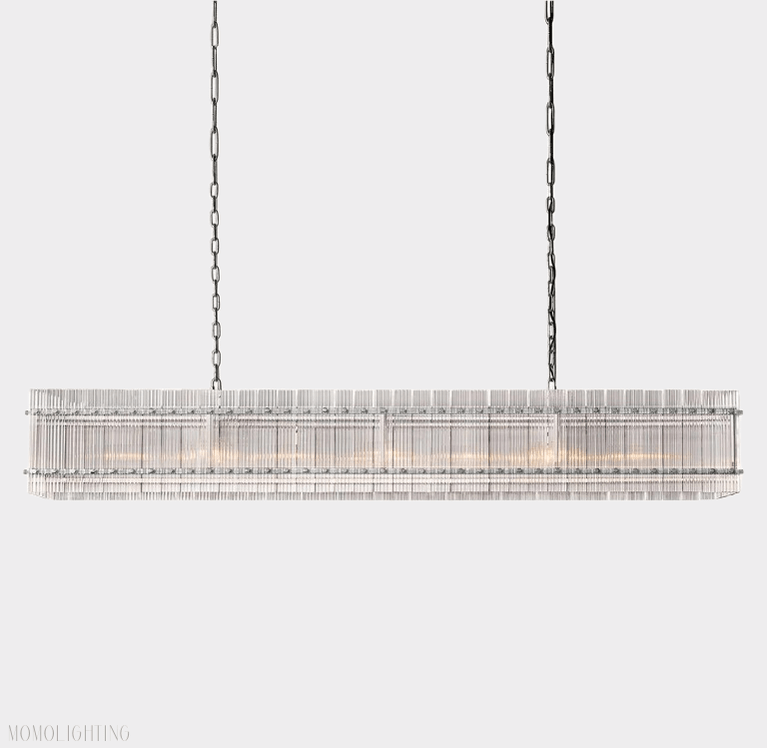 San Marco Rectangle Chandelier 72"-Nobipets