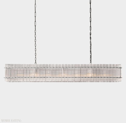 San Marco Rectangle Chandelier 72"-Nobipets