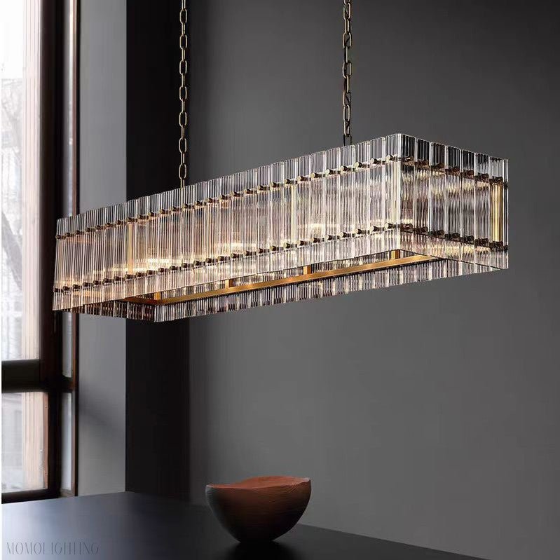 San Marco Rectangle Chandelier 72"-Nobipets