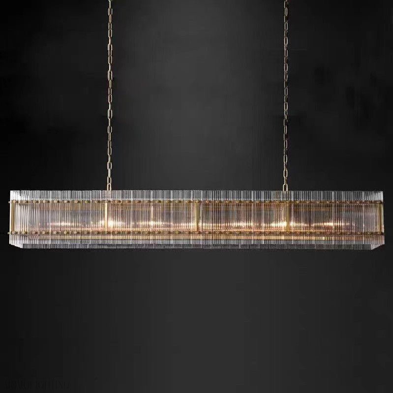 San Marco Rectangle Chandelier 72"-Nobipets