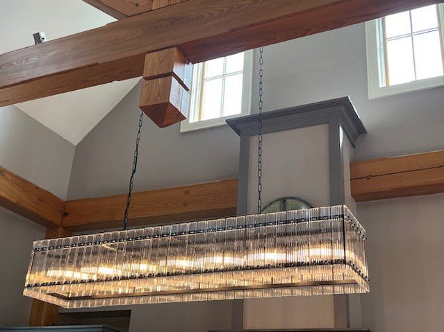 San Marco Rectangle Chandelier 72"-Nobipets