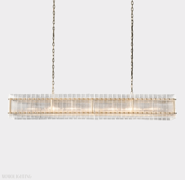 San Marco Rectangle Chandelier 72"-Nobipets