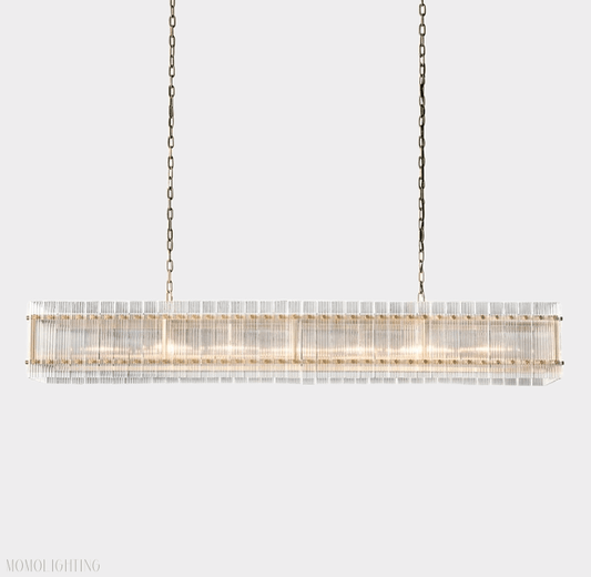 San Marco Rectangle Chandelier 72"-Nobipets