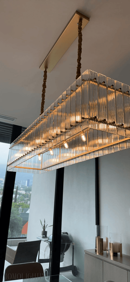 San Marco Rectangle Chandelier-Nobipets