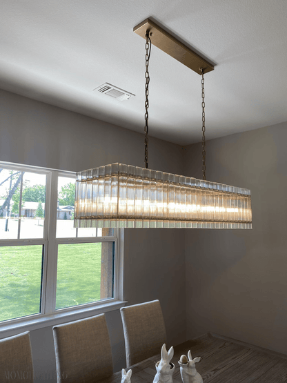 San Marco Rectangle Chandelier-Nobipets