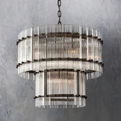 San Marco Two-tier Luxury Round Chandelier 22" - thebelacan