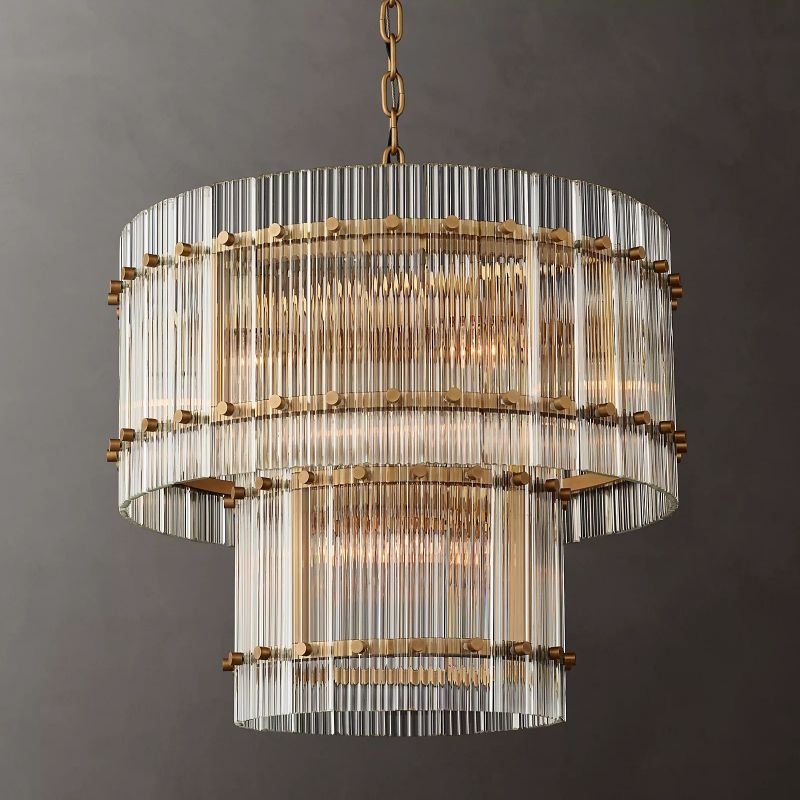 San Marco Two-tier Luxury Round Chandelier 22" - thebelacan