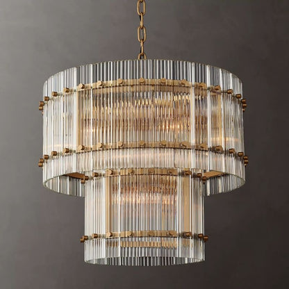 San Marco Two-tier Luxury Round Chandelier 22" - thebelacan
