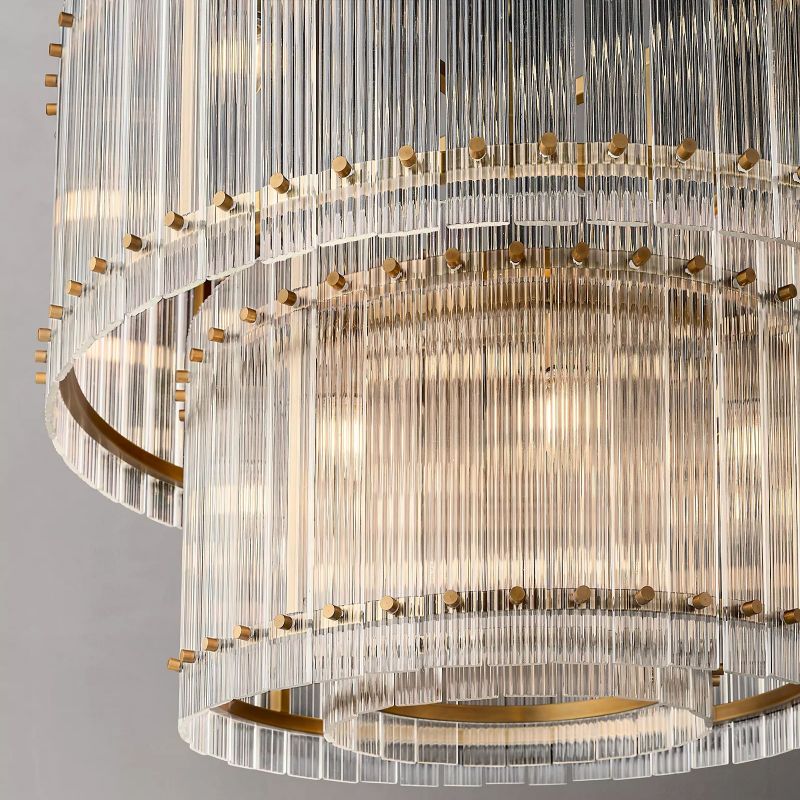 San Marco Two-tier Luxury Round Chandelier 37" - thebelacan