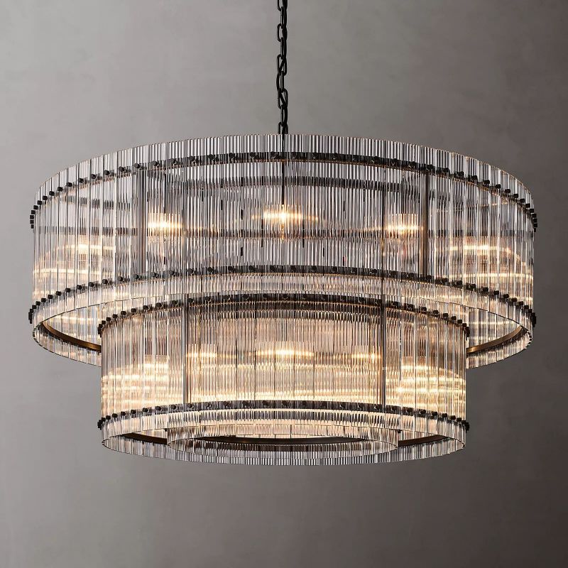 San Marco Two-tier Luxury Round Chandelier 60" - thebelacan
