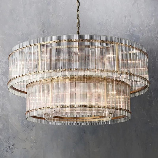 San Marco Two-tier Luxury Round Chandelier 60" - thebelacan