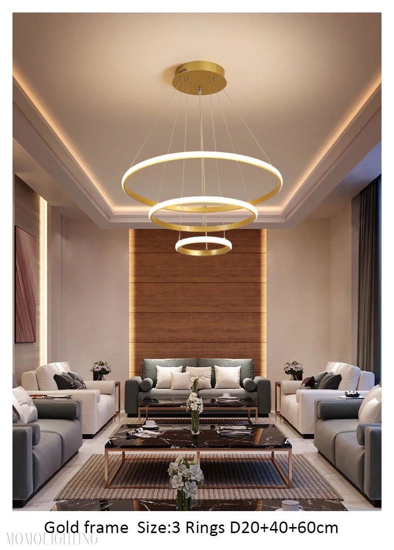 Savanna 3-Ring Chandelier-Nobipets