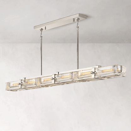 Savile Linear Chandelier 72" 6-lights-Nobipets