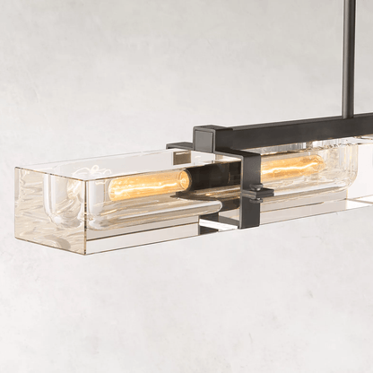 Savile Linear Chandelier 72" 6-lights-Nobipets