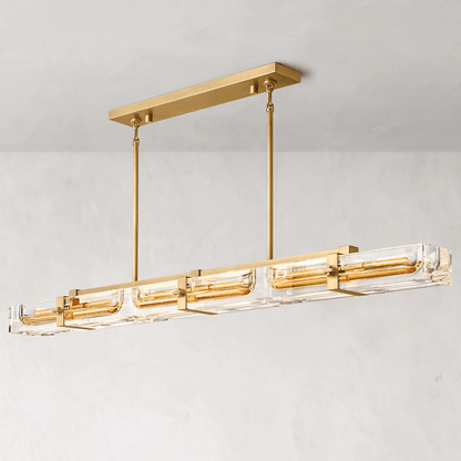 Savile Linear Chandelier 72" 6-lights-Nobipets