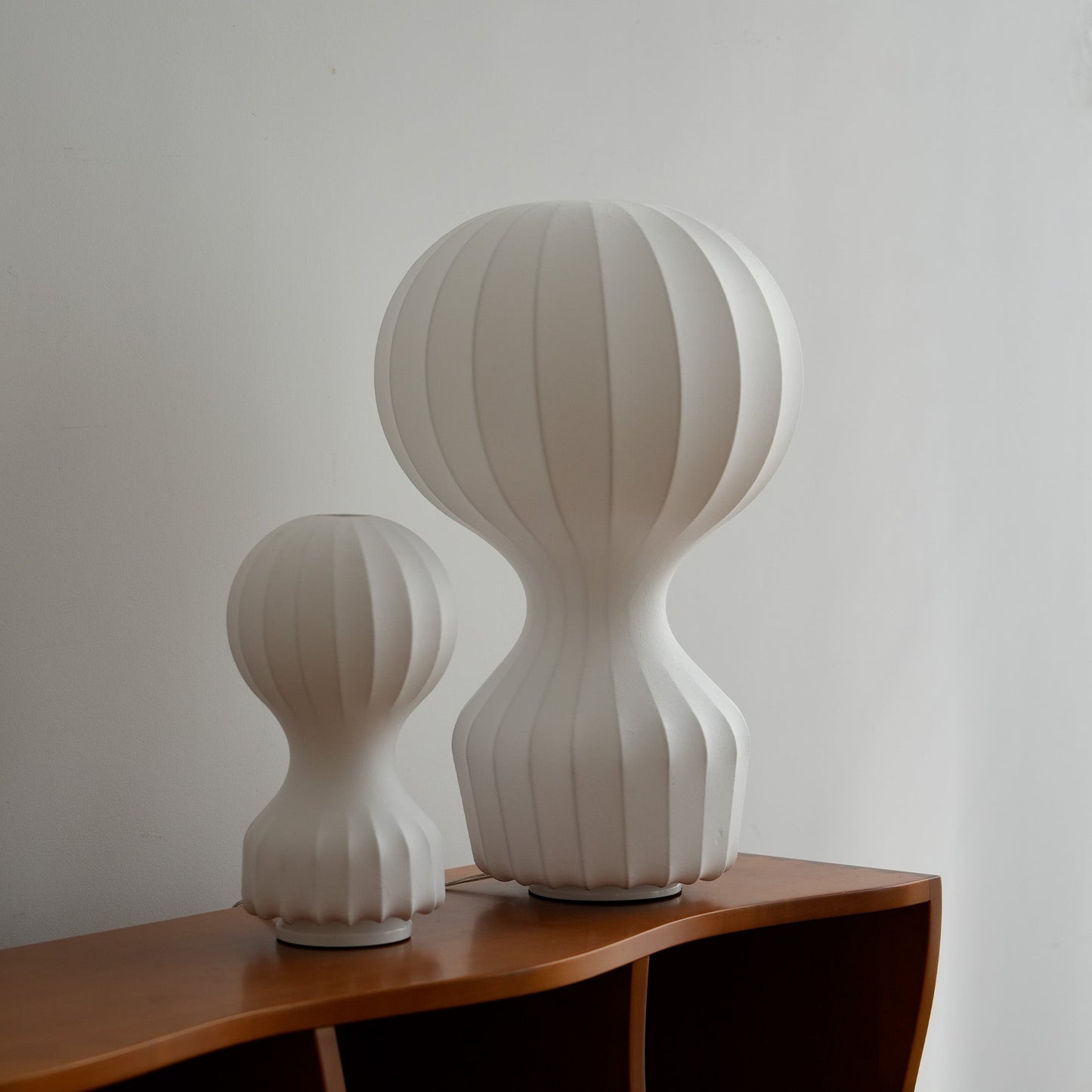 Sculptural Ribbed Table Lamp