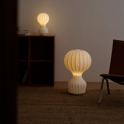 Sculptural Ribbed Table Lamp