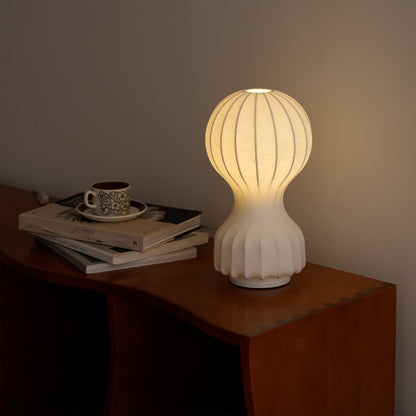 Sculptural Ribbed Table Lamp