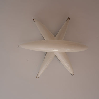 Sculptural Semi-Flush Mount Ceiling Light