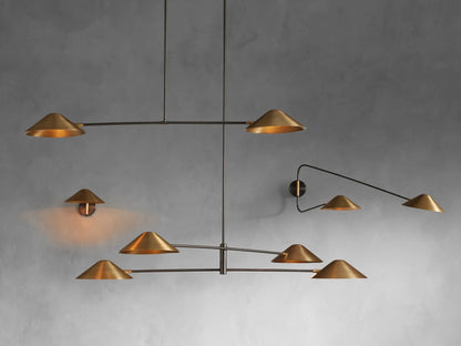 Simms 4-Light Linear Chandelier-Nobipets