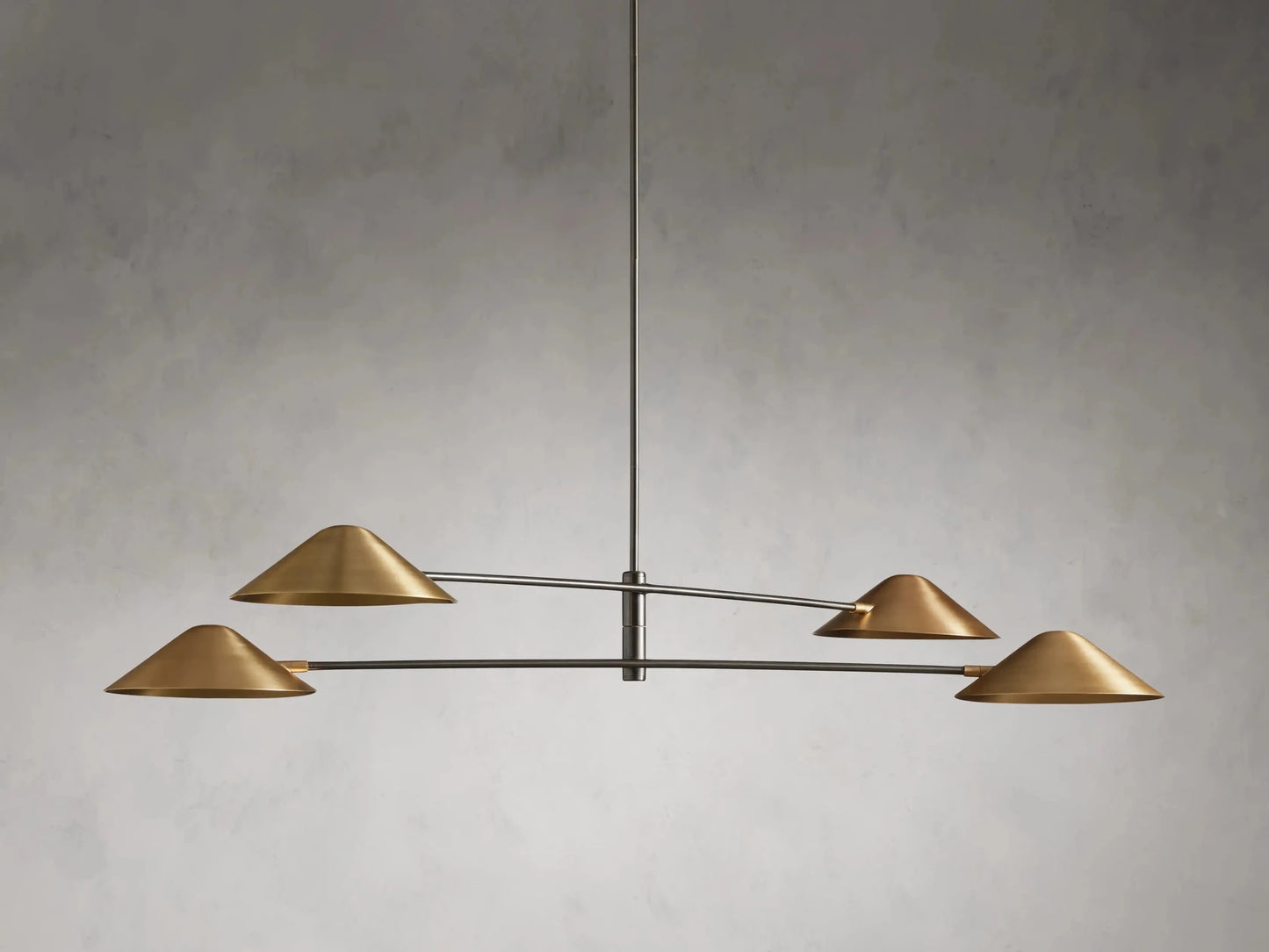 Simms 4-Light Linear Chandelier-Nobipets