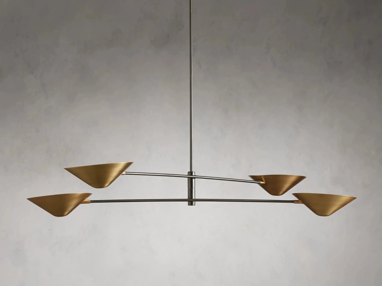 Simms 4-Light Linear Chandelier-Nobipets