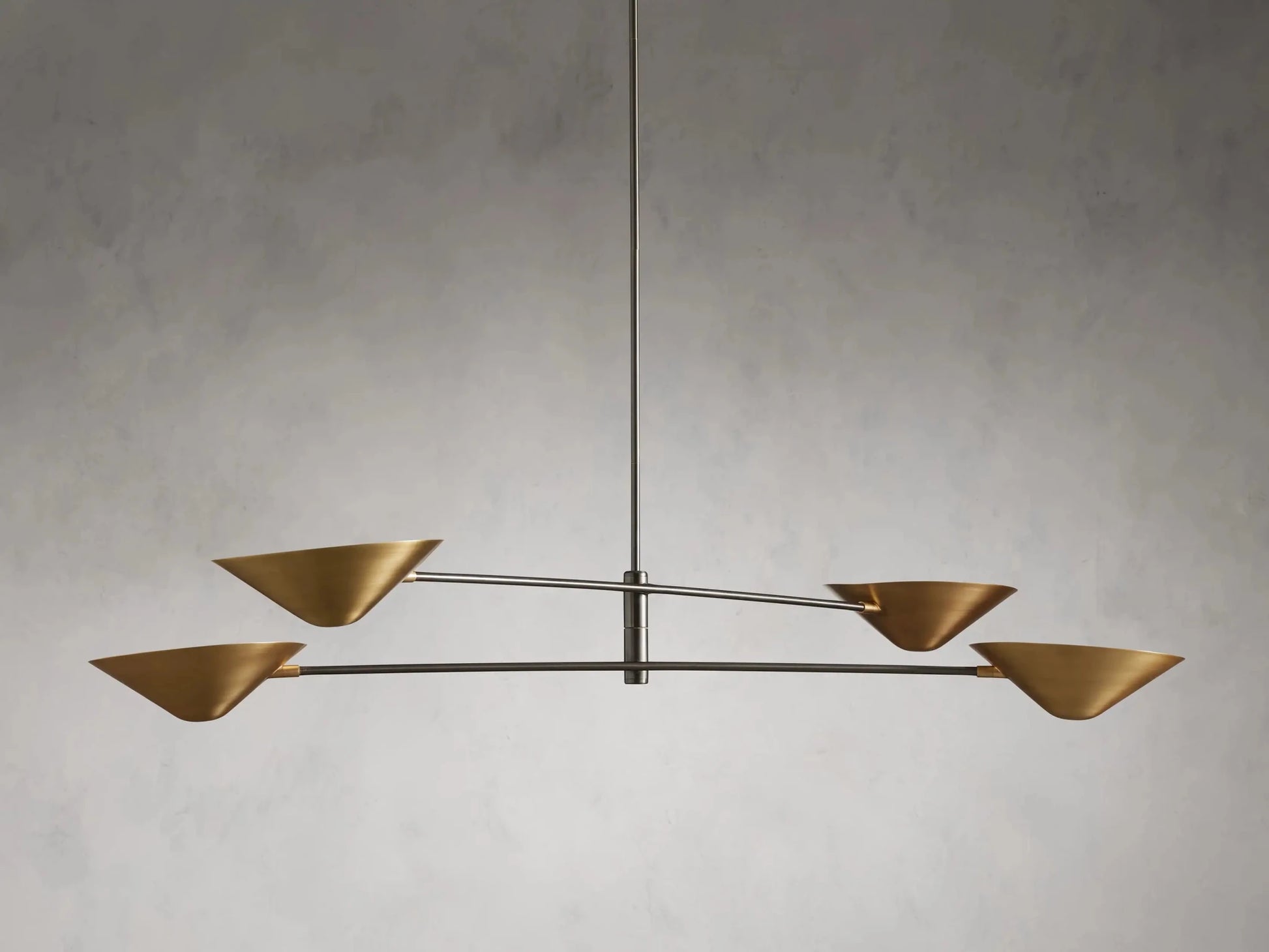 Simms 4-Light Linear Chandelier-Nobipets