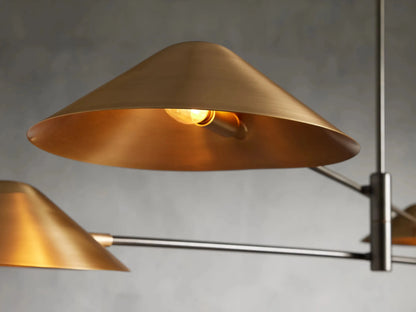 Simms 4-Light Linear Chandelier-Nobipets