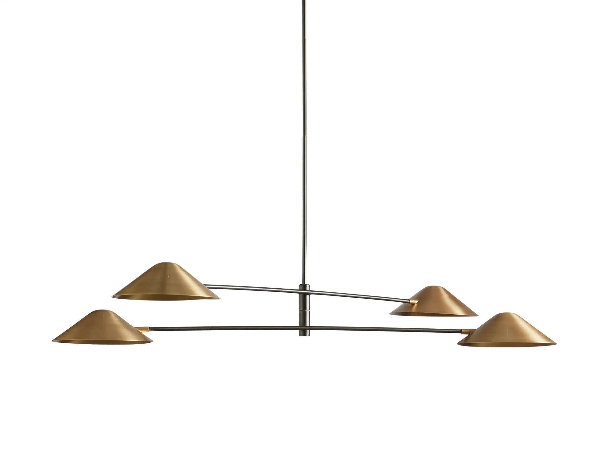 Simms 4-Light Linear Chandelier-Nobipets