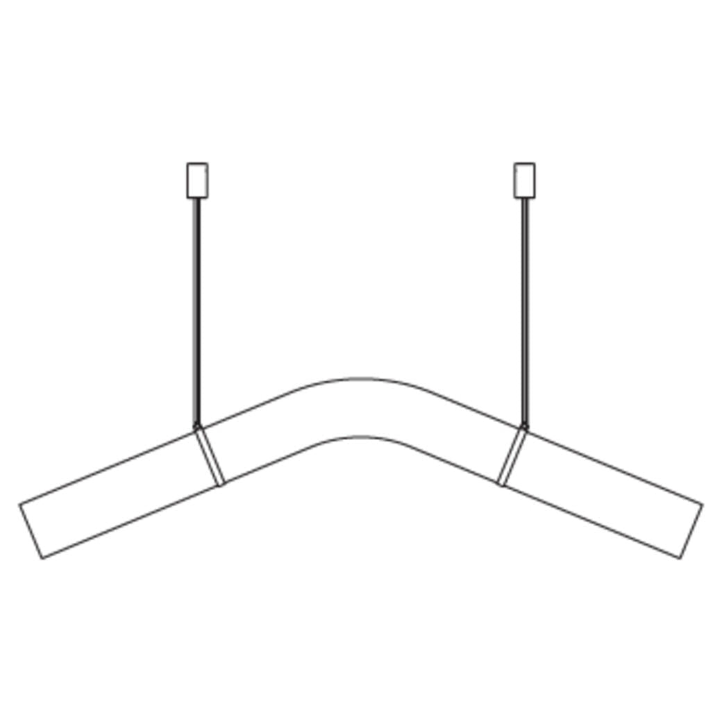 Simplicity Alabaster Linear Chandelier-Nobipets