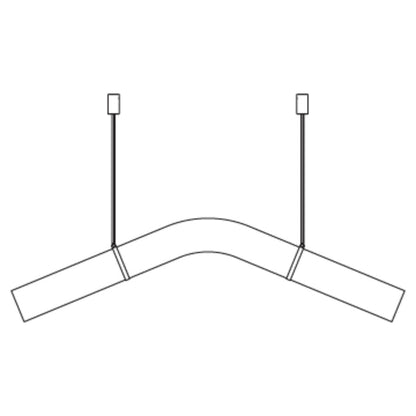 Simplicity Alabaster Linear Chandelier-Nobipets