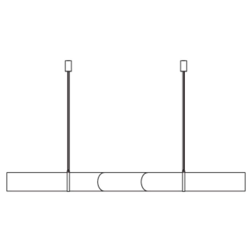 Simplicity Alabaster Linear Chandelier-Nobipets