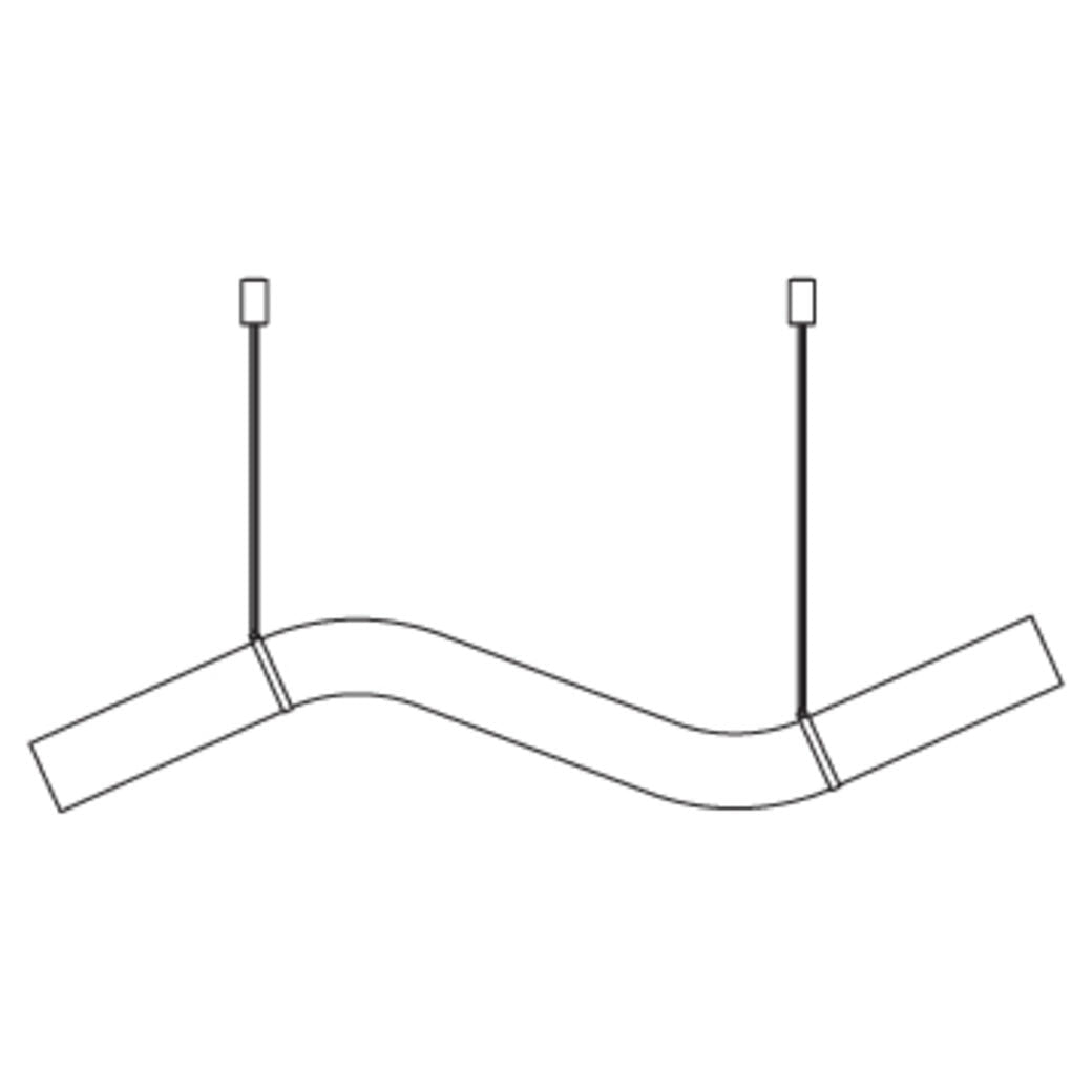 Simplicity Alabaster Linear Chandelier-Nobipets