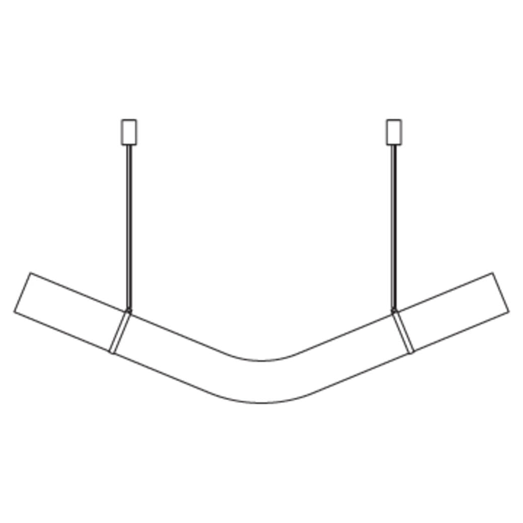 Simplicity Alabaster Linear Chandelier-Nobipets