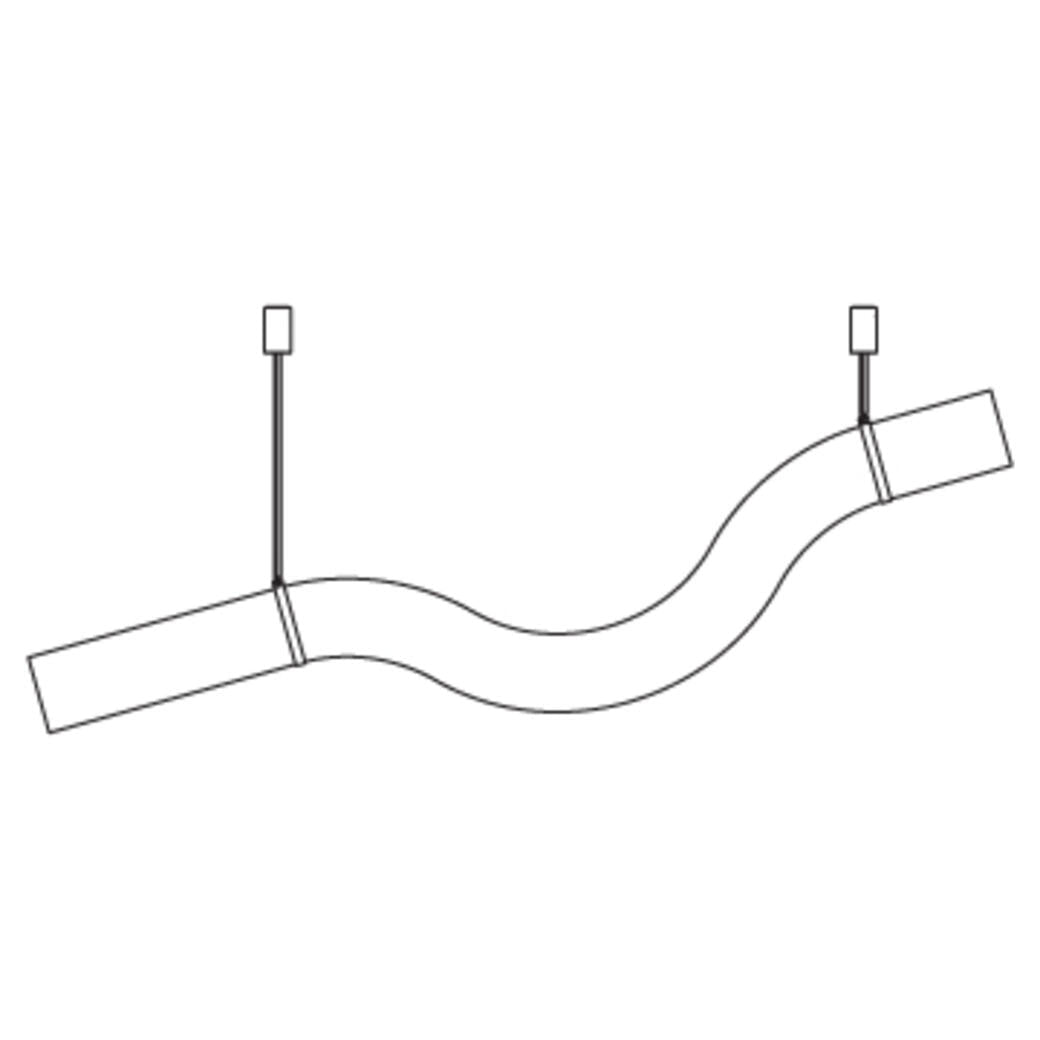 Simplicity Alabaster Linear Chandelier-Nobipets