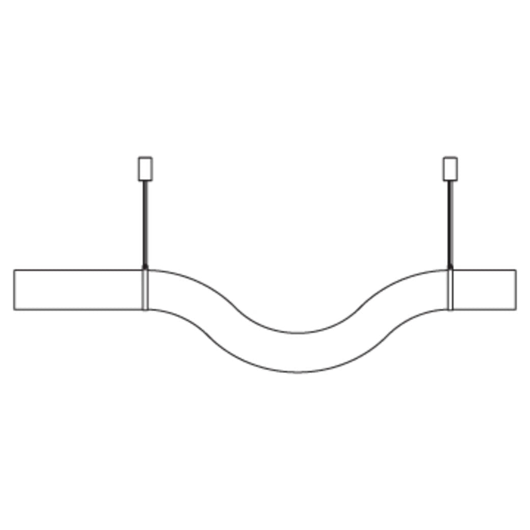 Simplicity Alabaster Linear Chandelier-Nobipets