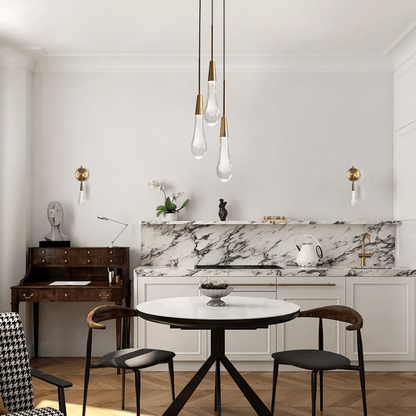 SOLITAIRE 3-LIGHT CLUSTER PENDANTS