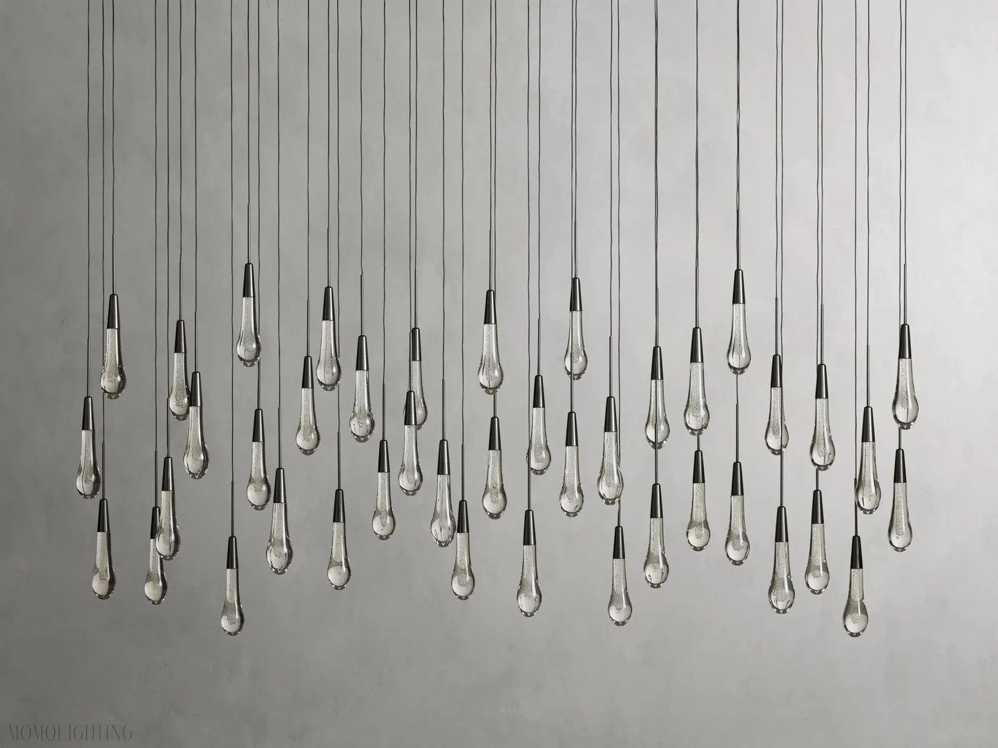 Solitaire Linear Chandelier 37"50"70"87"120"-Nobipets