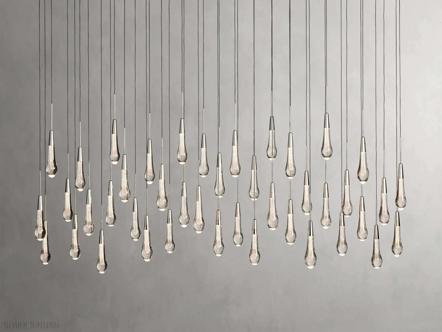 Solitaire Linear Chandelier 37"50"70"87"120"-Nobipets